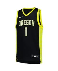 Nike Big Boys and Girls 1 Oregon Ducks Replica Basketball Jersey