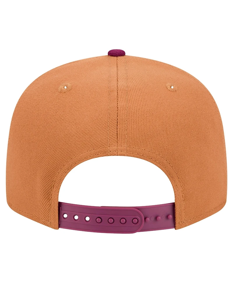 New Era Men's Brown, Purple Tampa Bay Rays Color Pack Two-Tone 9FIFTY Snapback Hat