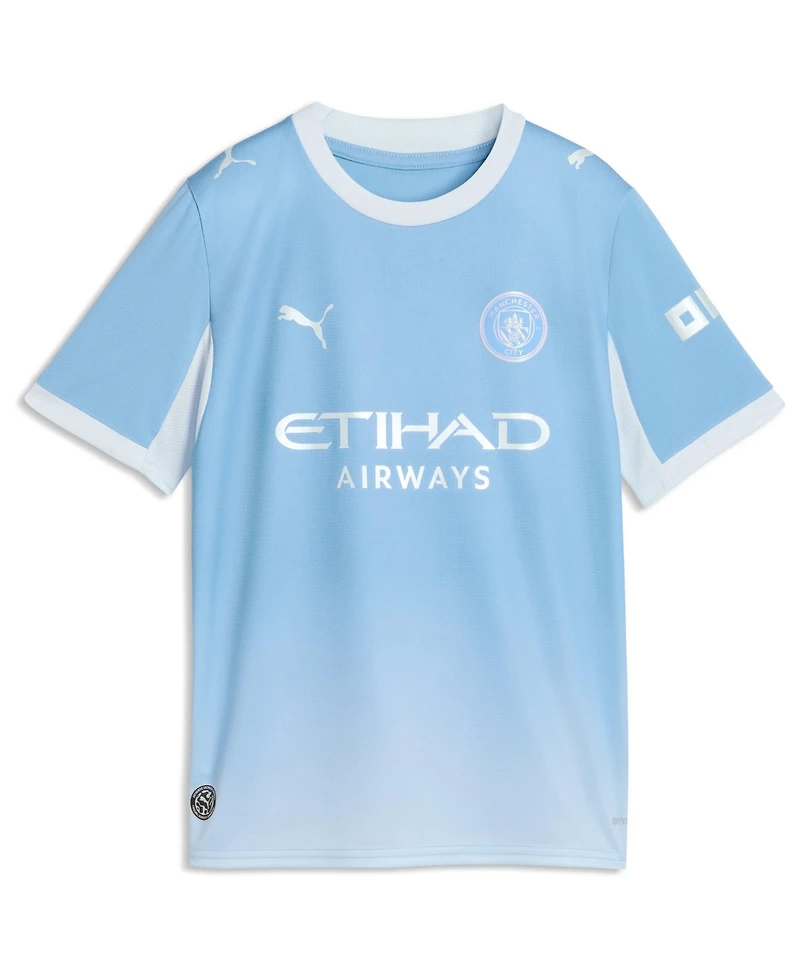 Puma Big Boys and Girls Erling Haaland Light Blue Manchester City 2026, 27 Home Replica Jersey