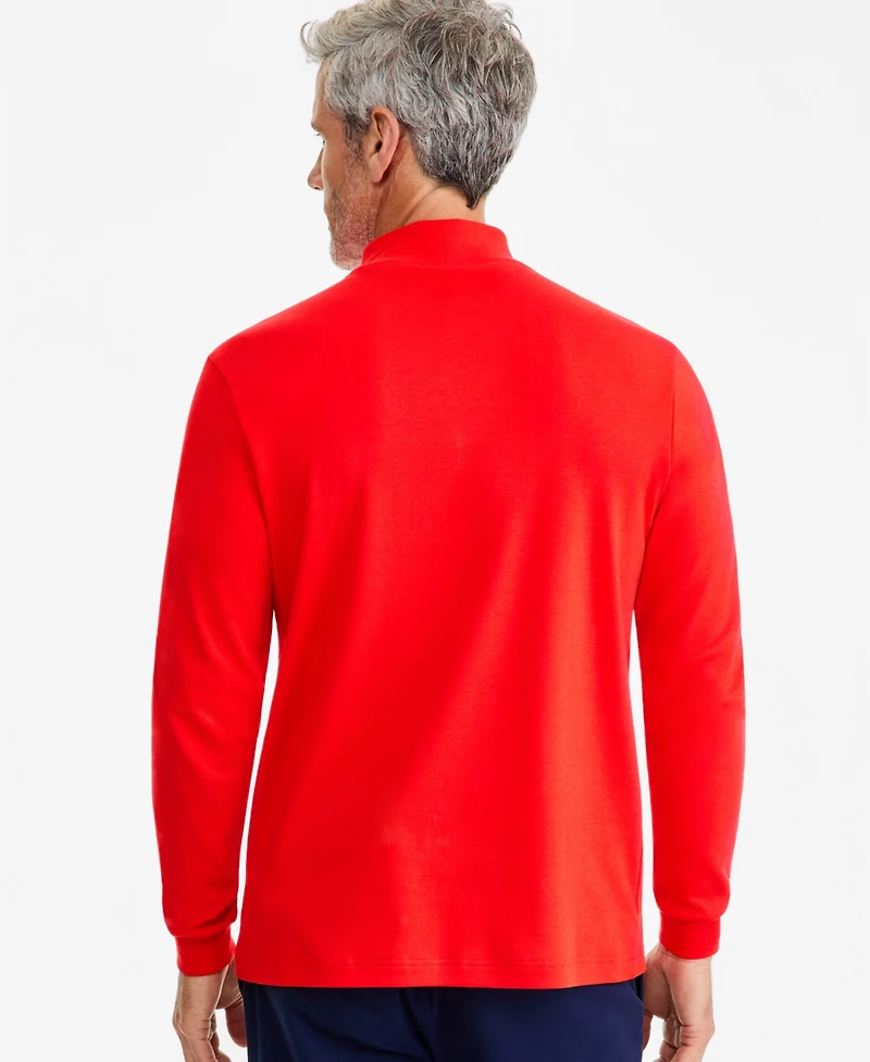 Club Room Men's Solid Mock Neck Shirt, Created for Macy's