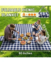 Aofar Picnic Blanket Waterproof Foldable Outdoor Beach Mat