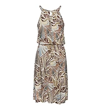 Lascana Women's High Neck Print Dress