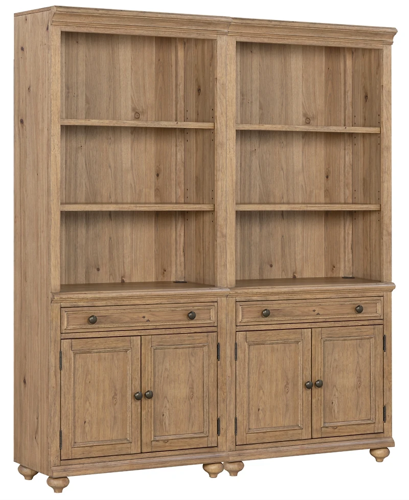 Willowmere 2-Piece Bookcase Set, Macy's Exclusive