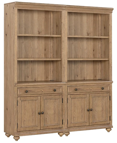 Willowmere 2-Piece Bookcase Set, Macy's Exclusive