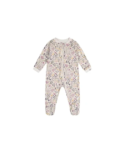 Deux par Baby Girl Cotton One Piece Pajama Heart Print