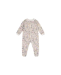 Deux par Baby Girl Cotton One Piece Pajama Heart Print