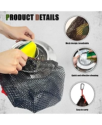 Piscifun Stainless Steel Camping Mess Kit With Mesh Carry Bag Cutlery Set For Scouts Travel