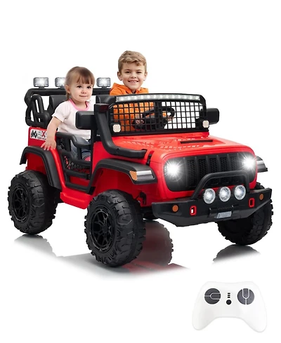 homfan 2-Seat Ride-On Car with Remote Control, Ages 3+