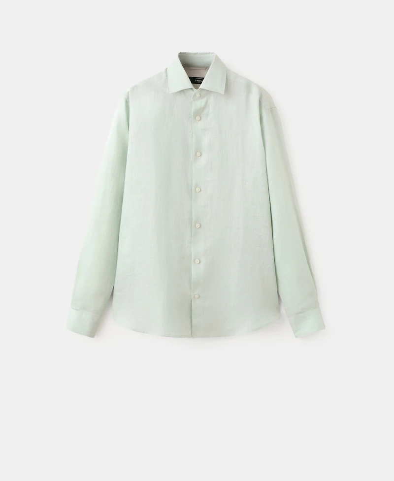 Mango Men's Linen Slim-Fit Shirt