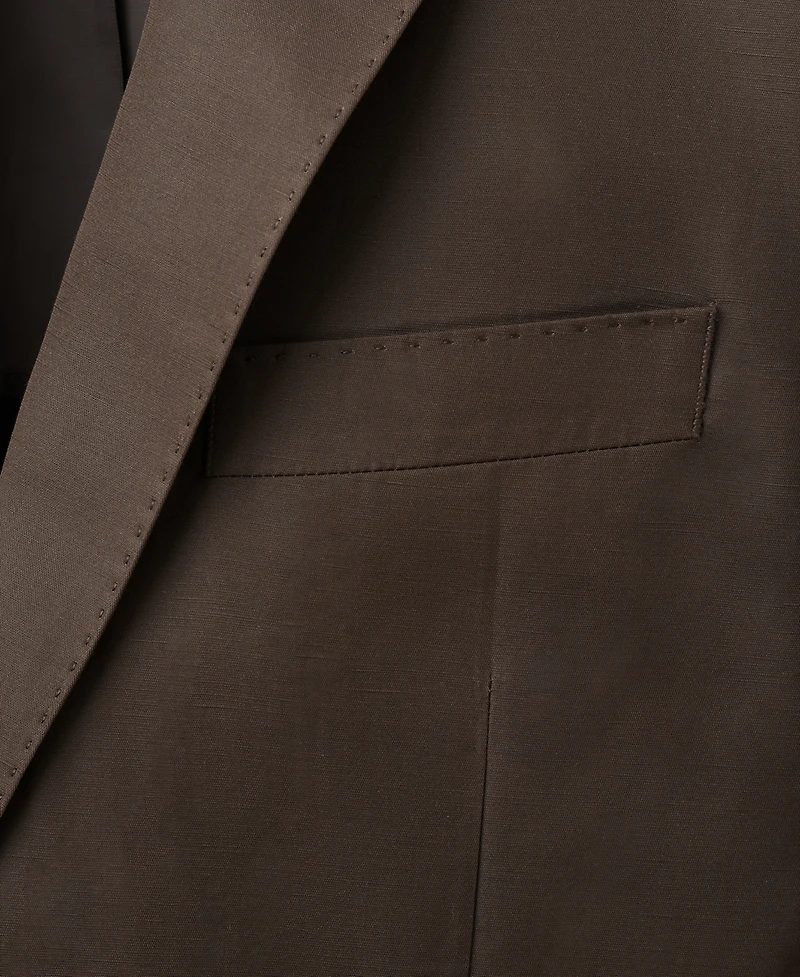 Mango Men's Slim-Fit Lyocell-Linen Suit Jacket