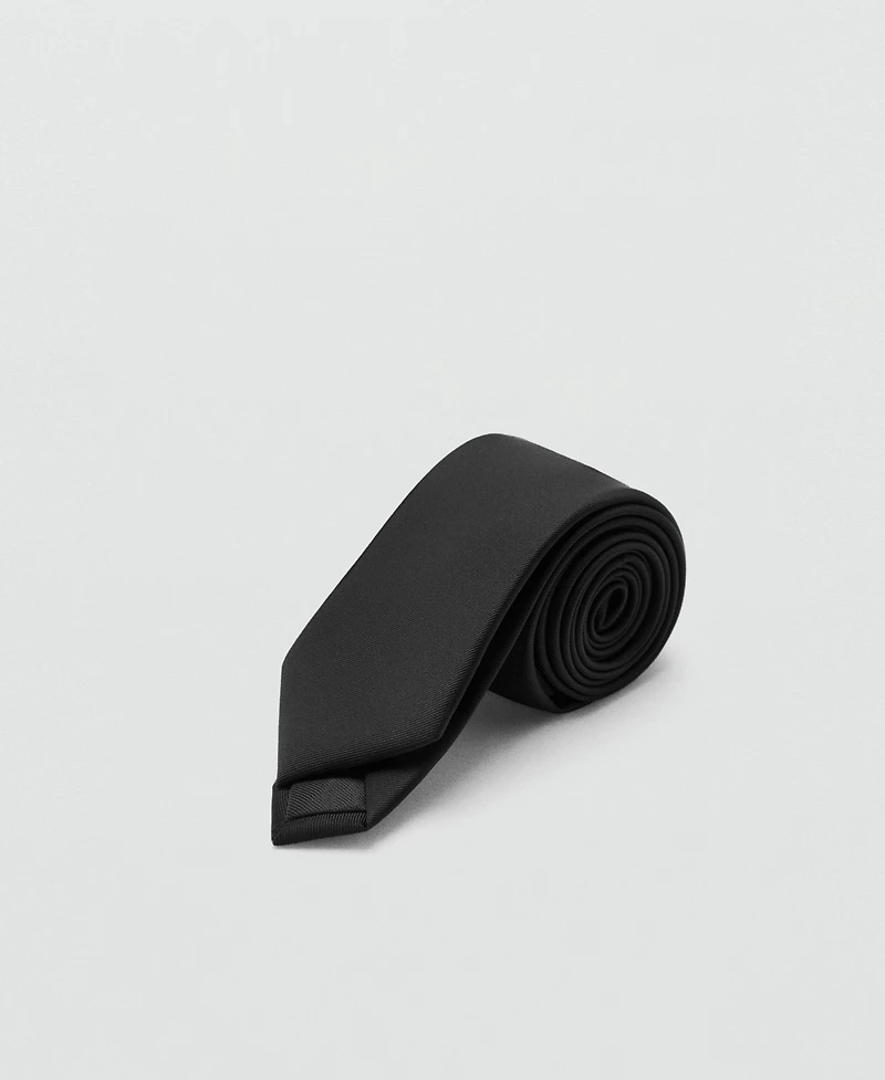 Mango Men's Smooth Micro-Structured Tie