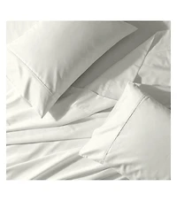 Egyptian Linens Cool and Crisp 200 Thread Count Cotton Percale 4-Piece Sheet Set with 16-Inch Deep