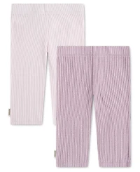 Huggies Baby Girls' Babywear Rib-Knit Pants, 2-Pack