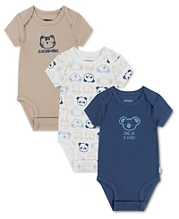 Huggies Baby Boys' Babywear Short-Sleeve Bodysuits, 3-Pack