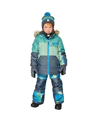 Deux par Toddler Boys Two Piece Play Snowsuit and Colorblock with Camouflage Pants 2T-5T