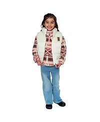 Deux par Deux Toddler Girl (2T-5T)Sleeveless Mid-Season Vest
