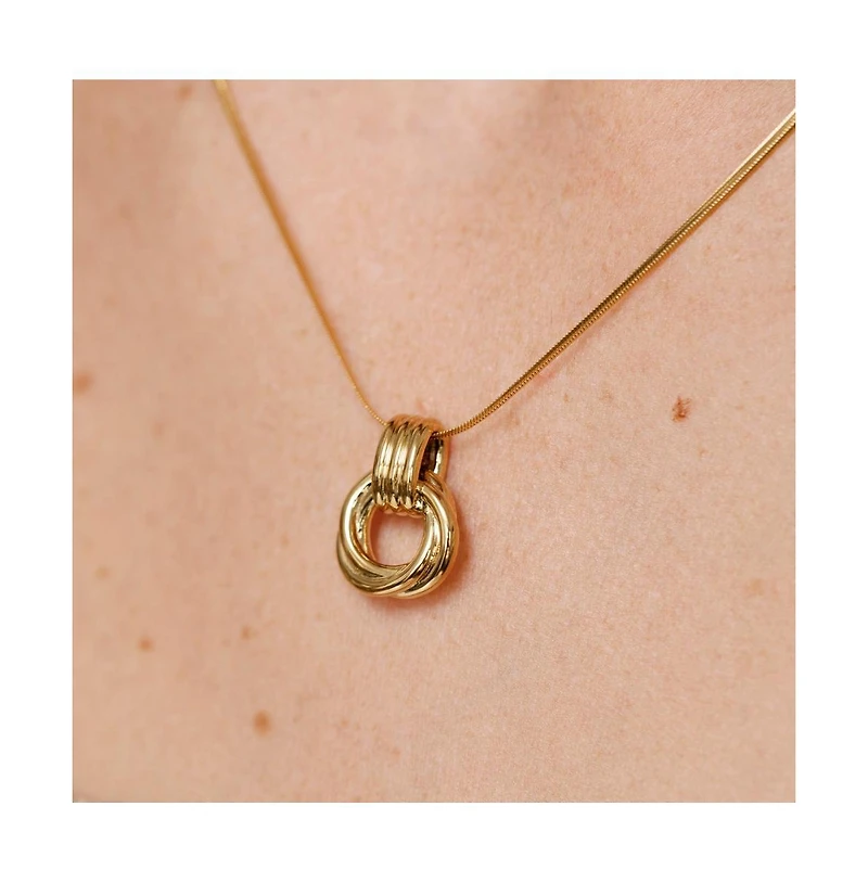 Mantra Women's Triple Knot Pendant Necklace
