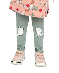 Deux par Deux Baby Girls (12m-24m)Cotton Leggings Sage