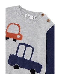 Deux par Baby Boys ( 3M to 24 M ) Knitted Top and Pants Set