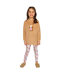 Deux par Toddler Girls (2T-5T) Cotton Leggings Poodle Print