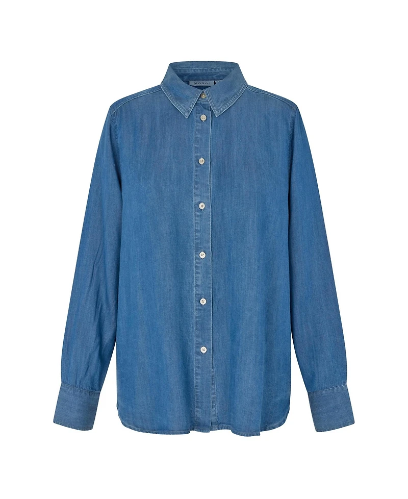Masai Copenhagen Women's MaIshana Denim Shirt