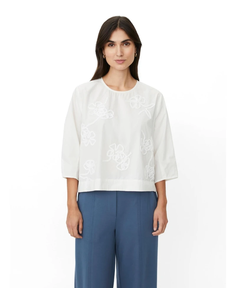 Masai Copenhagen Women's MaDrenithra Embroidered Blouse
