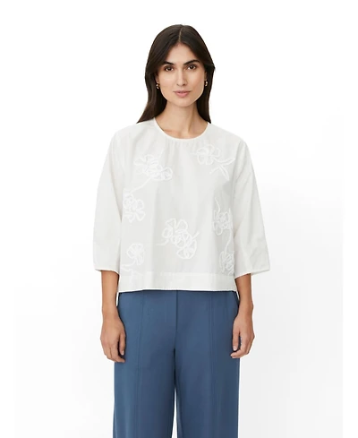 Masai Copenhagen Women's MaDrenithra Embroidered Blouse
