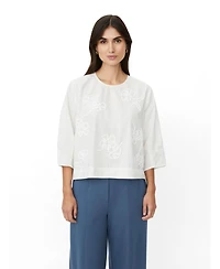 Masai Copenhagen Women's MaDrenithra Embroidered Blouse