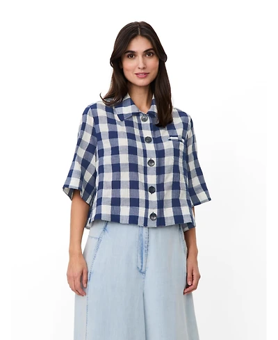 Masai Copenhagen Women's Maisariel Checked Boxy Shirt