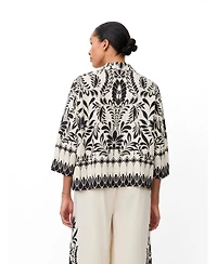 Masai Copenhagen Women's Maisolde Garden Collared Relaxed Shirt