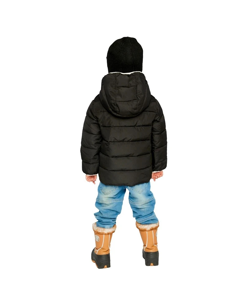 Deux par Toddler Unisex ( 2T To 5T ) Winter Jacket Adapted for Car Seats