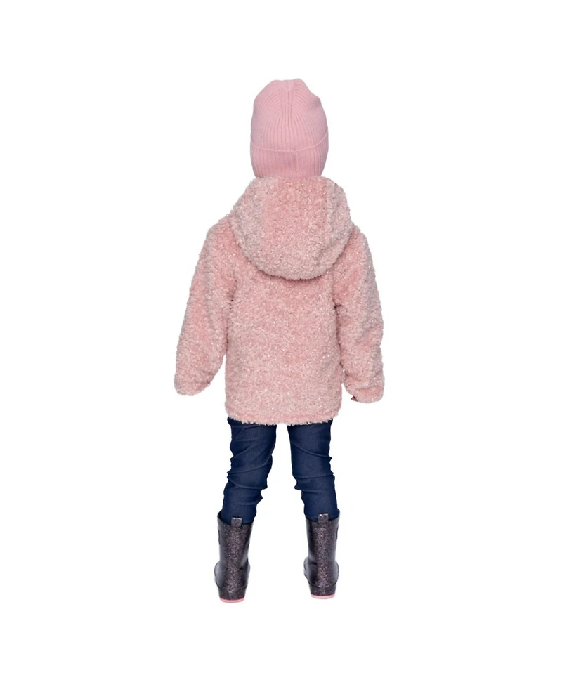 Deux par Toddler Girl(2T-5T) Reversible Mid-Season Jacket