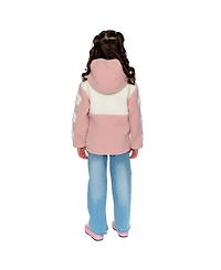 Deux par Deux Toddler Girl (2T-5T) Reversible Mid-Season Jacket