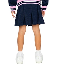 Deux par Deux Toddler Girls ( 2 to 5 ) Pleated French Terry Skirt Denim