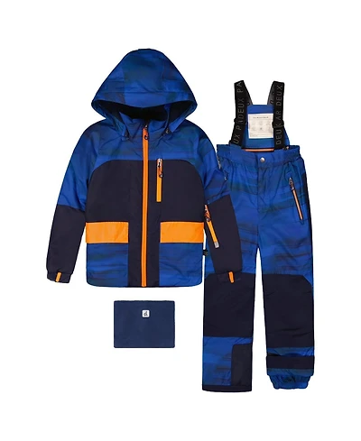 Deux par Toddler Boys (2T-5T) Two Piece Play Snowsuit
