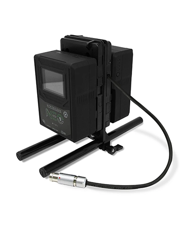 Core Swx Dual V-Mount Battery Plate with 15mm Lws Rod Clamp for Arri Cameras