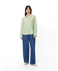 Masai Copenhagen Women's Mairyelle Striped Long-Sleeve Button-Down Shirt