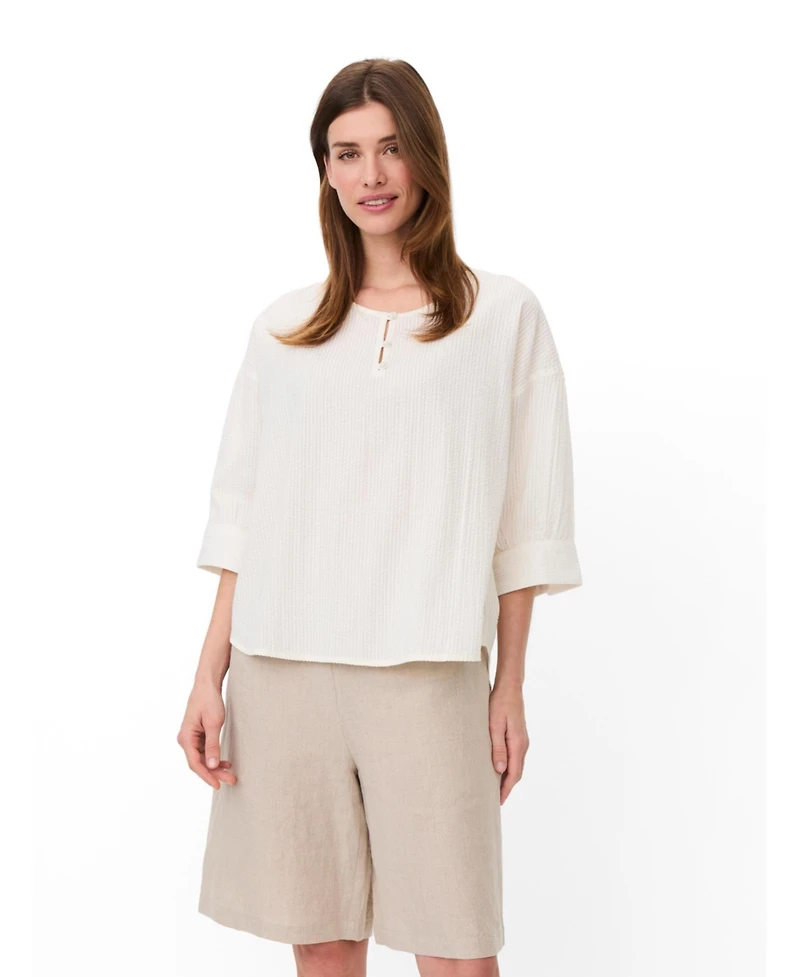 Masai Copenhagen Women's Madyrentha Round Neck Oversized Blouse