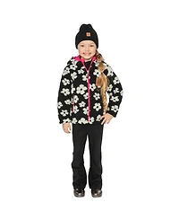 Deux par Little and Big Girl(6-14) Reversible Mid-Season Jacket Printed Flowers