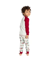 Deux par Little and Big Unisex (6-12) Cotton Two Piece Christmas Pajama Set