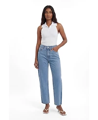 Karen Millen Women's Barrel Leg Jeans