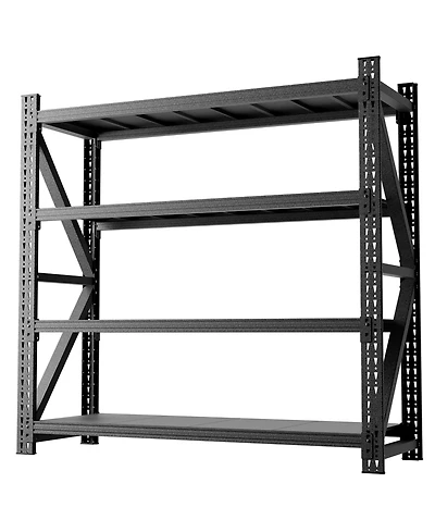 Boyel Living Steel Heavy Duty Storage Rack 5000lb Capacity Adjustable 4 Shelf