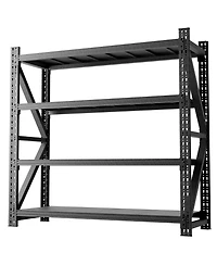 Boyel Living Steel Heavy Duty Storage Rack 5000lb Capacity Adjustable 4 Shelf