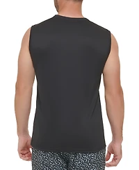Calvin Klein Men's Crewneck Logo Rash Guard