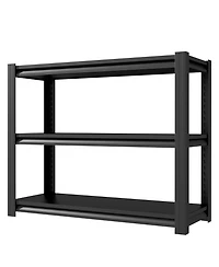 Boyel Living Fish Tank Stand 48 Inch Heavy Duty Steel 3 Tier Adjustable Shelves
