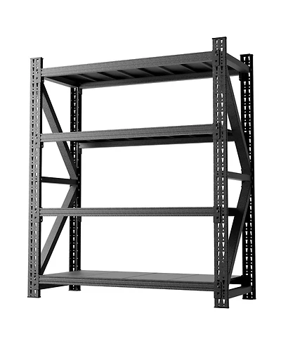 Boyel Living Steel Heavy Duty Storage Rack 4000lb Capacity Adjustable 4 Shelf