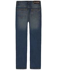 Calvin Klein Big Boys Slim-Fit Denim five-pocket Jeans
