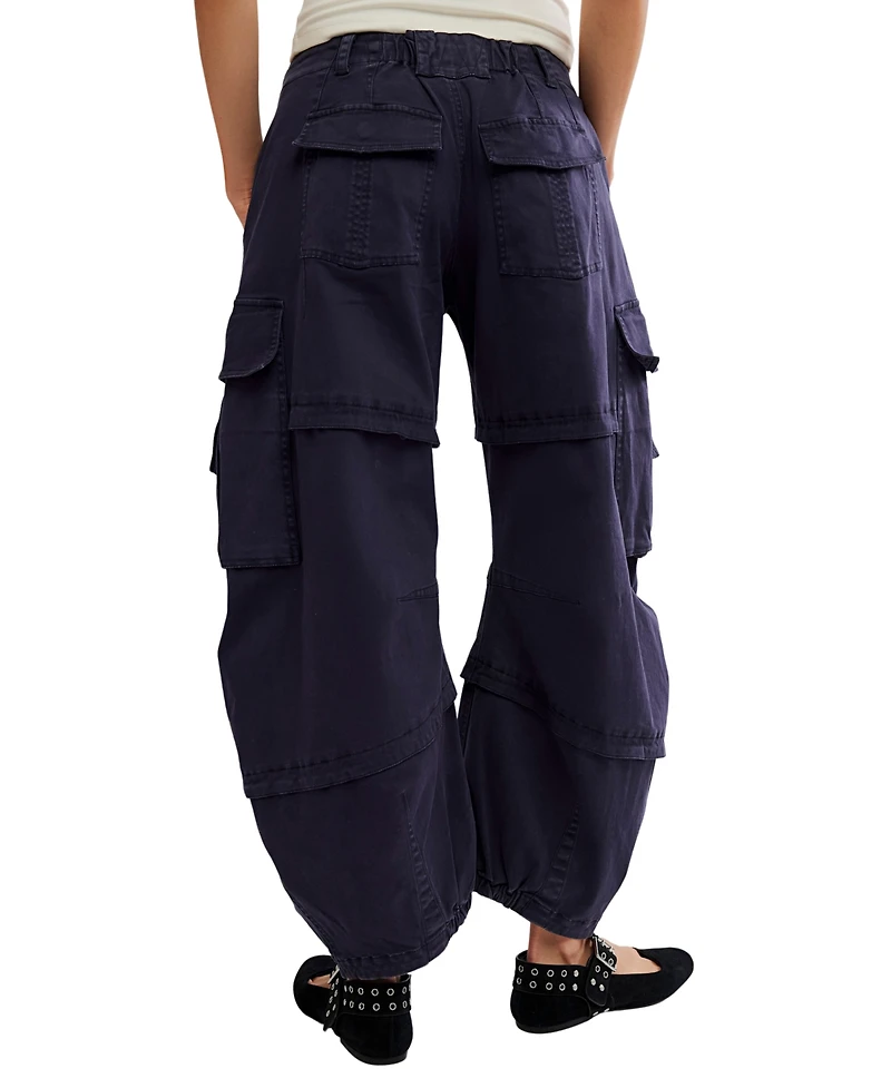 Free People Women's We The Low-Rise Baggy Cargo Pants