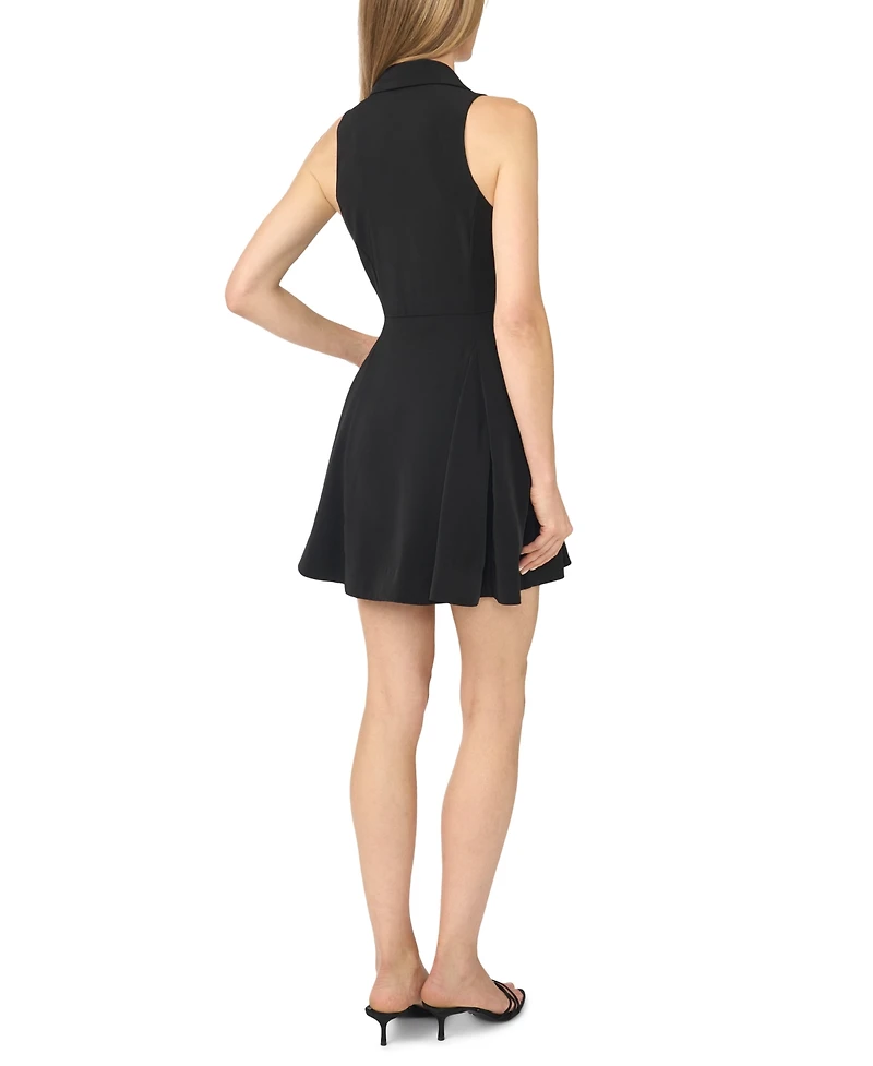CeCe Women's Sleeveless Collar Dress
