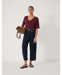 Hush Women's Reece V-Neck Drapey T-shirt